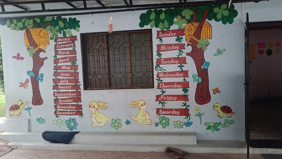 School wall